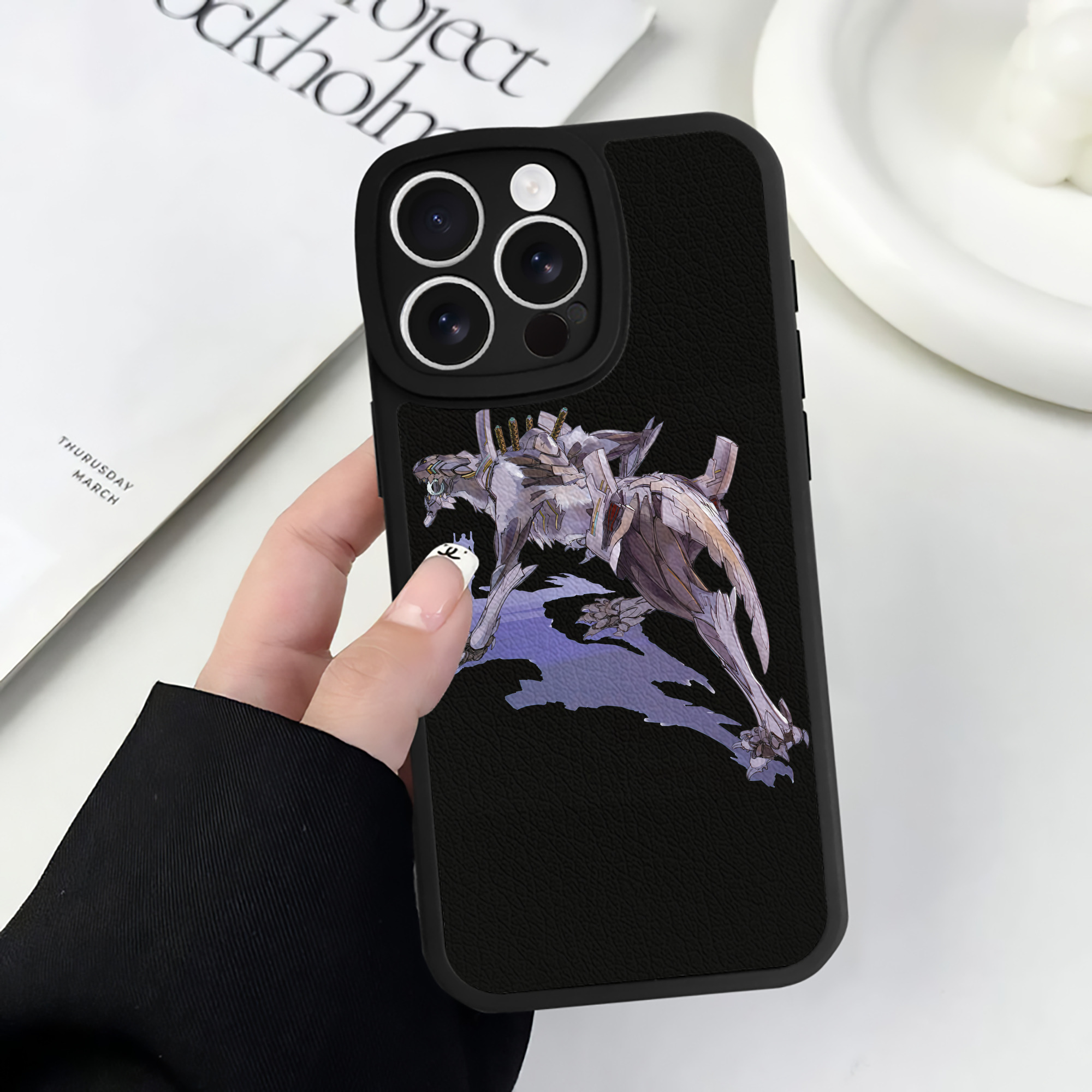 （画像用） EVA 新世紀エヴァンゲリオン 【iPhone 16シリーズ対応】シリコンスマホケース（レザー調） 材質：シリコン